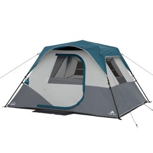 6-Person Cabin Tent with LED Light