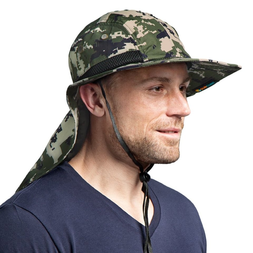 Buy 2023 NEW Mens Fishing Hat with Neck Flap Online - Hobby Outdoor