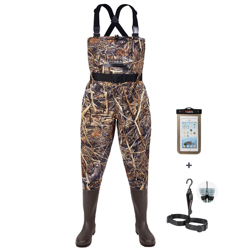 Buy HISEA Upgrade Chest Waders Fishing Waders for Men / Women Online ...